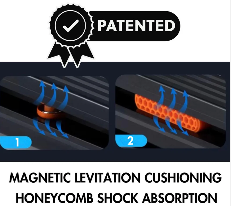Light Commercial Folding Treadmill - LED Display - Heart Rate Monitor - Safety Clip