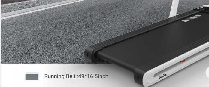 Low Profile Treadmill -V1 - LED Display - Heart Rate Monitor - Flex Deck for Low Impact - Adjustable Speed - Phone / Tablet Holder