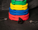 Rubber Colored Grip Plates $1/LB (Sale- Void Warranty)