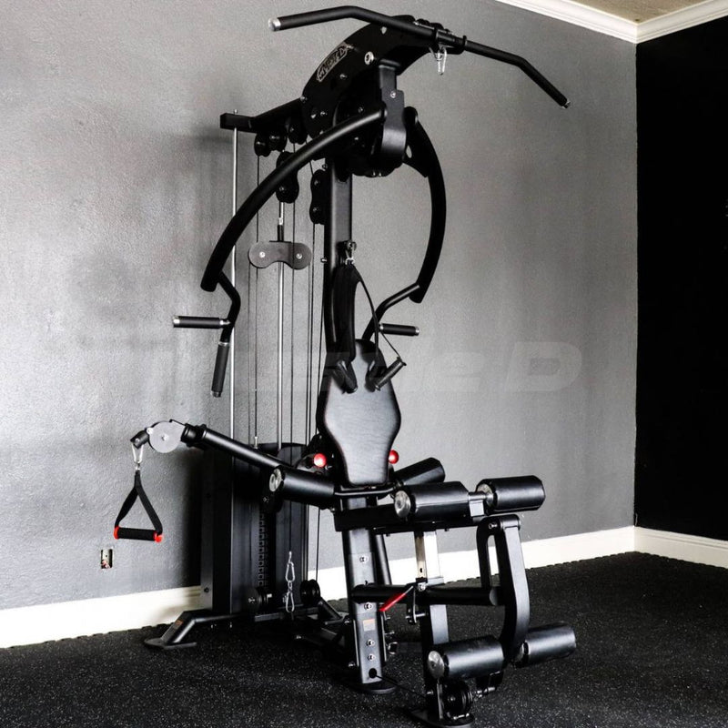 Muscle D Fitness Compact Single-Stack Multi-Gym | Full Body, Space-Saving