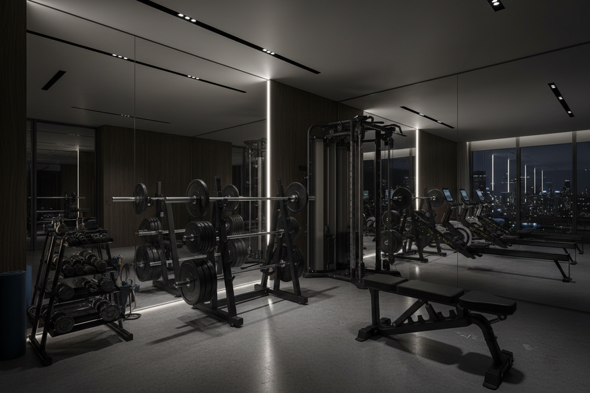Custom Home Gym Banner