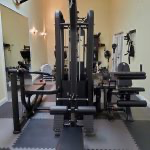Compact 5 stack Multi Jungle Gym (cable machine) Black frame 104″ Beam w/ Pull Up Bars