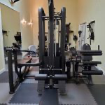 Compact 5 stack Multi Gym Black frame 104″ Beam w/ Pull Up Bars
