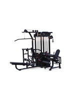 The Compact - 4 Stack Multi Gym Black Frame