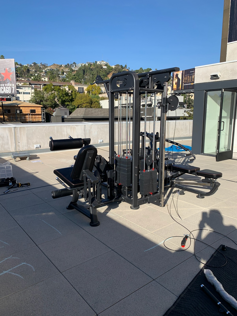 The Compact - 4 Stack Multi Gym Black Frame