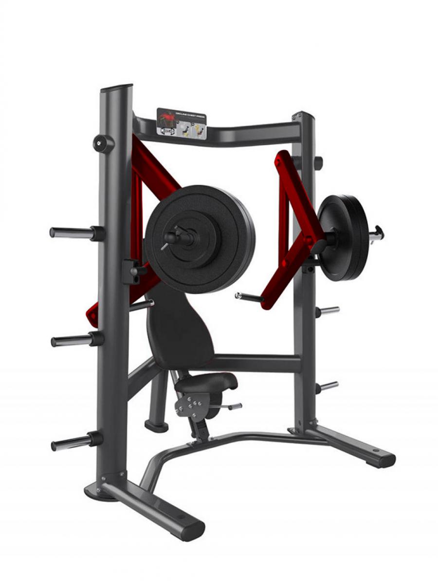 Decline Chest Press Machine - | Weights & Bars